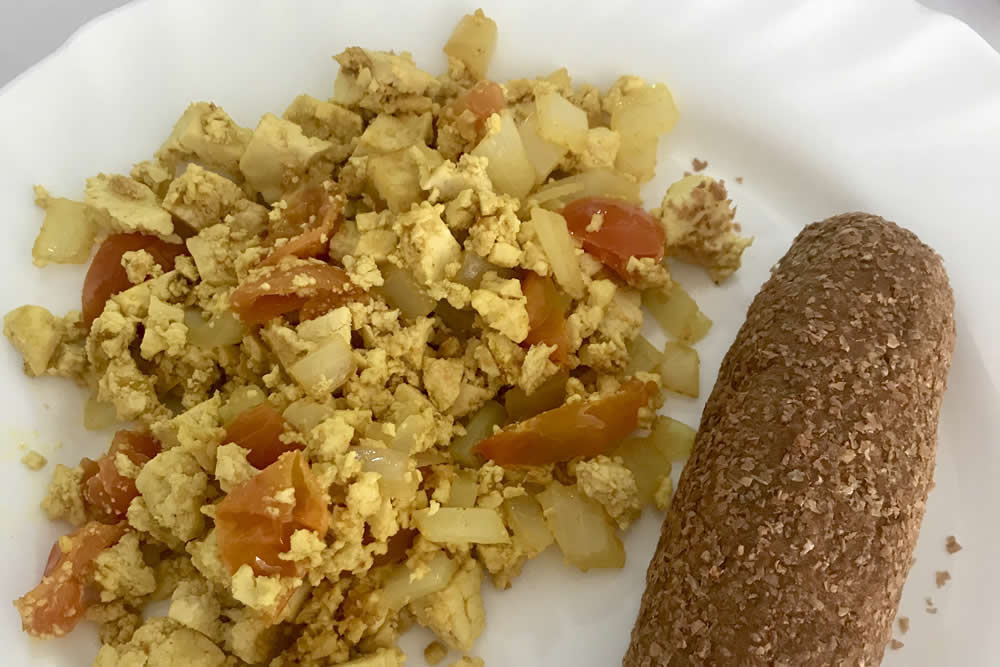 Scrambled tofu